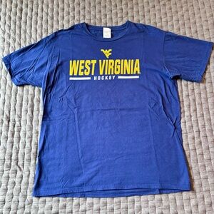 West Virginia University Hockey T-shirt - size L